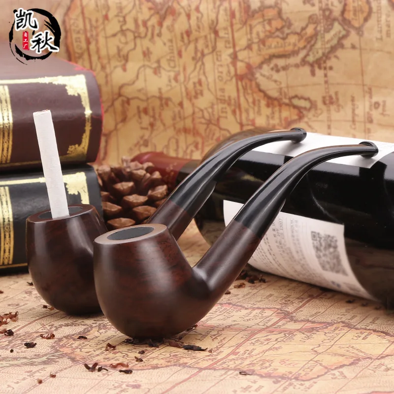 Classic Ebony Wood Pipe Filter Long Smoking Pipe Multifunction Metal Tool Wooden Stand Handmade Tobacco Pipe
Classic Ebony Wood Pipe Filter Long Smoking Pipe Multifunction Metal Tool Wooden Stand Handmade Tobacco Pipe
