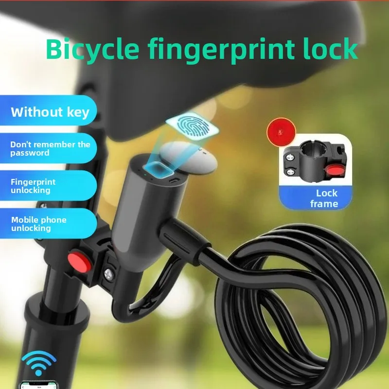 Bicycle fingerprint lock Anti-theft lock Mountain bike special with positioning password chain Remote intelligent electronic
Bicycle fingerprint lock Anti-theft lock Mountain bike special with positioning password chain Remote intelligent electronic