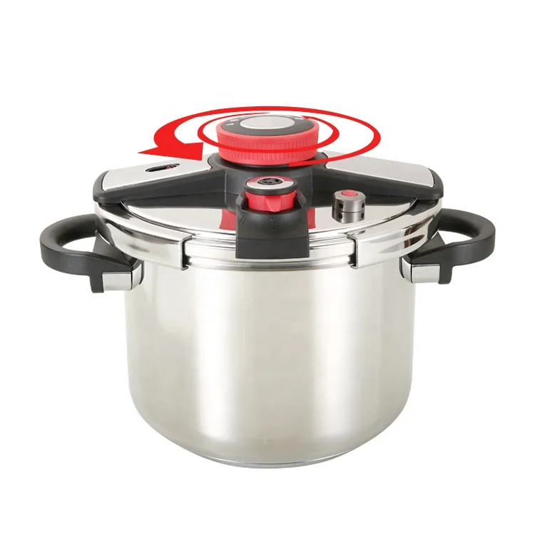 304 Stainless Steel Pressure Cooker Rotating Open and Close High Quality Pressure Cooker 
304 Stainless Steel Pressure Cooker Rotating Open and Close High Quality Pressure Cooker
