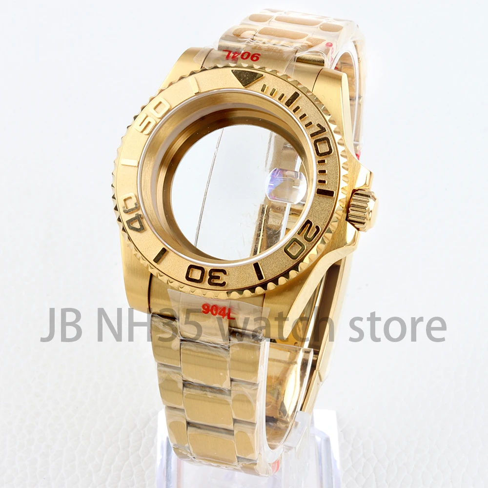 Nh35 40mm Watch Case Gold Solid Stainless Steel Oyster Bracelet For SUB GMT NH34 NH35 NH36 NH38 Movement Yacht-Master Case
Nh35 40mm Watch Case Gold Solid Stainless Steel Oyster Bracelet For SUB GMT NH34 NH35 NH36 NH38 Movement Yacht-Master Case