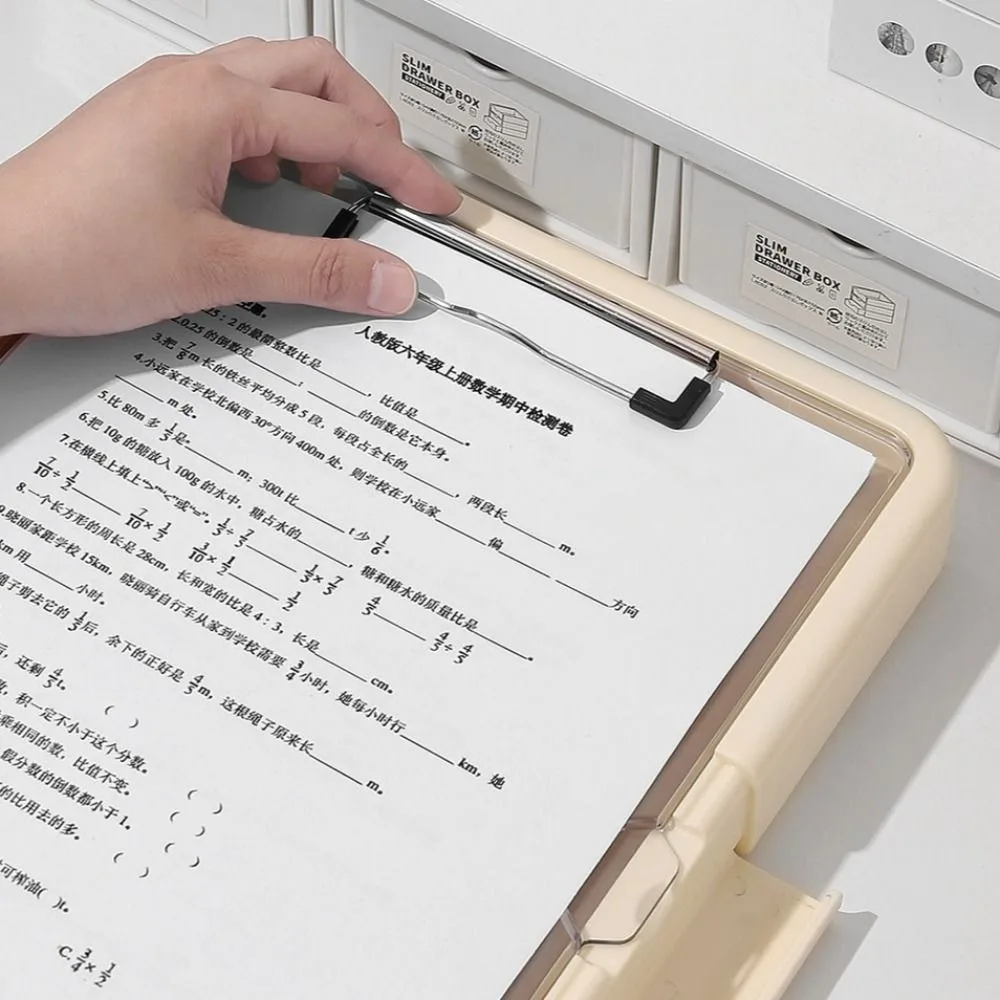 Multi Functional A4 Folder Large Capacity File Organizer Integrated Document Board Korean Simple Clamp Storage Box Signing
Multi Functional A4 Folder Large Capacity File Organizer Integrated Document Board Korean Simple Clamp Storage Box Signing
