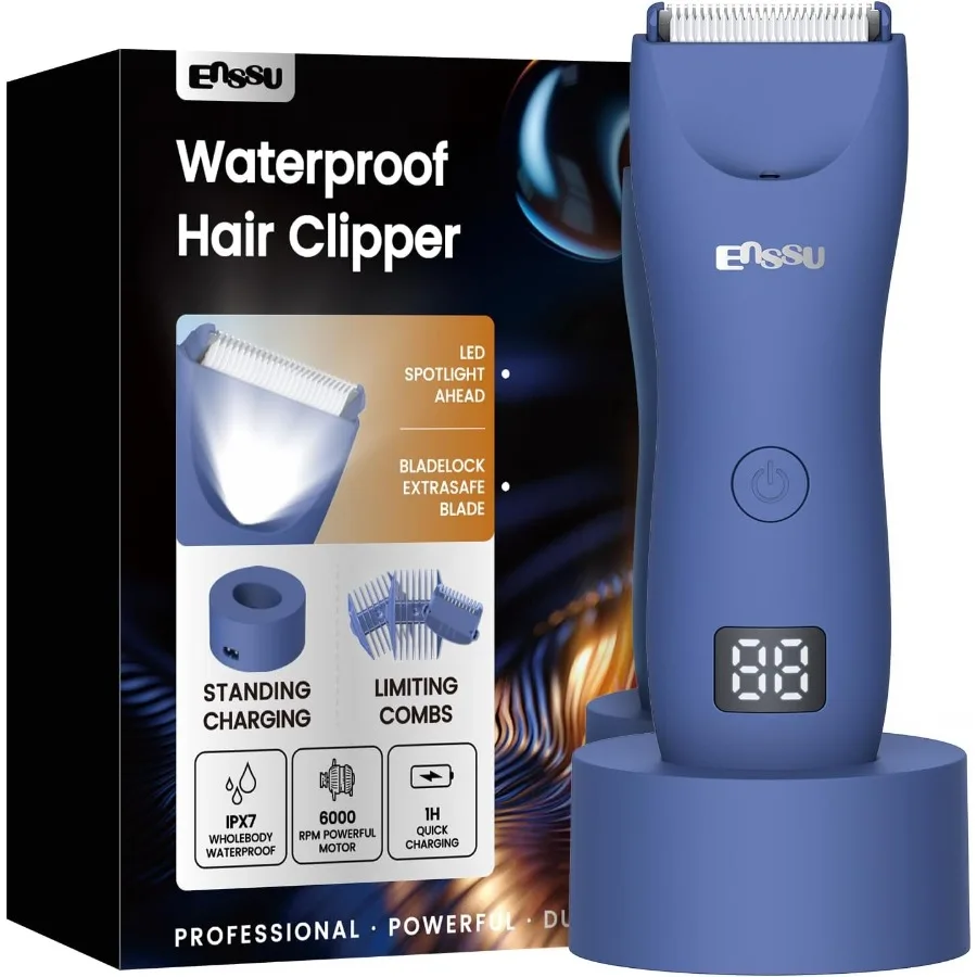 Body Hair Trimmer for Men Manscape Pubic Hair Trimmer for Men Rechargeable Electric Razor Shaver for Men's Body Grooming Waterp
Body Hair Trimmer for Men Manscape Pubic Hair Trimmer for Men Rechargeable Electric Razor Shaver for Men's Body Grooming Waterp