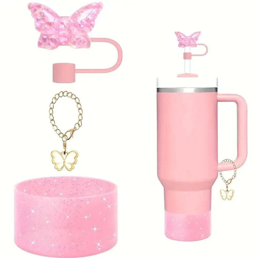 3Pcs 10mm Butterfly Straw Cover Cap Toppers Cup Boot Bottom Anti-Slip Protective Sleeve Tumbler Water Bottle Handle Charm Chain
3Pcs 10mm Butterfly Straw Cover Cap Toppers Cup Boot Bottom Anti-Slip Protective Sleeve Tumbler Water Bottle Handle Charm Chain