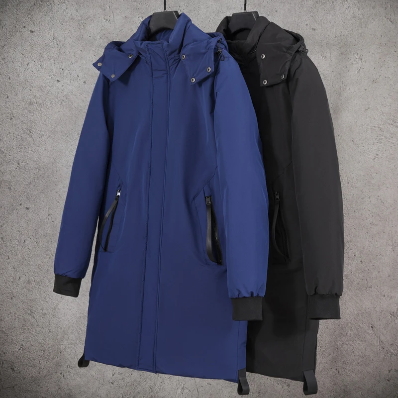 Winter Long Parkas for Men Hooded Nice New Brand Cotton Padded Men's Winter Coats Solid Color Thick Warm Casual Heavy Jackets
Winter Long Parkas for Men Hooded Nice New Brand Cotton Padded Men's Winter Coats Solid Color Thick Warm Casual Heavy Jackets