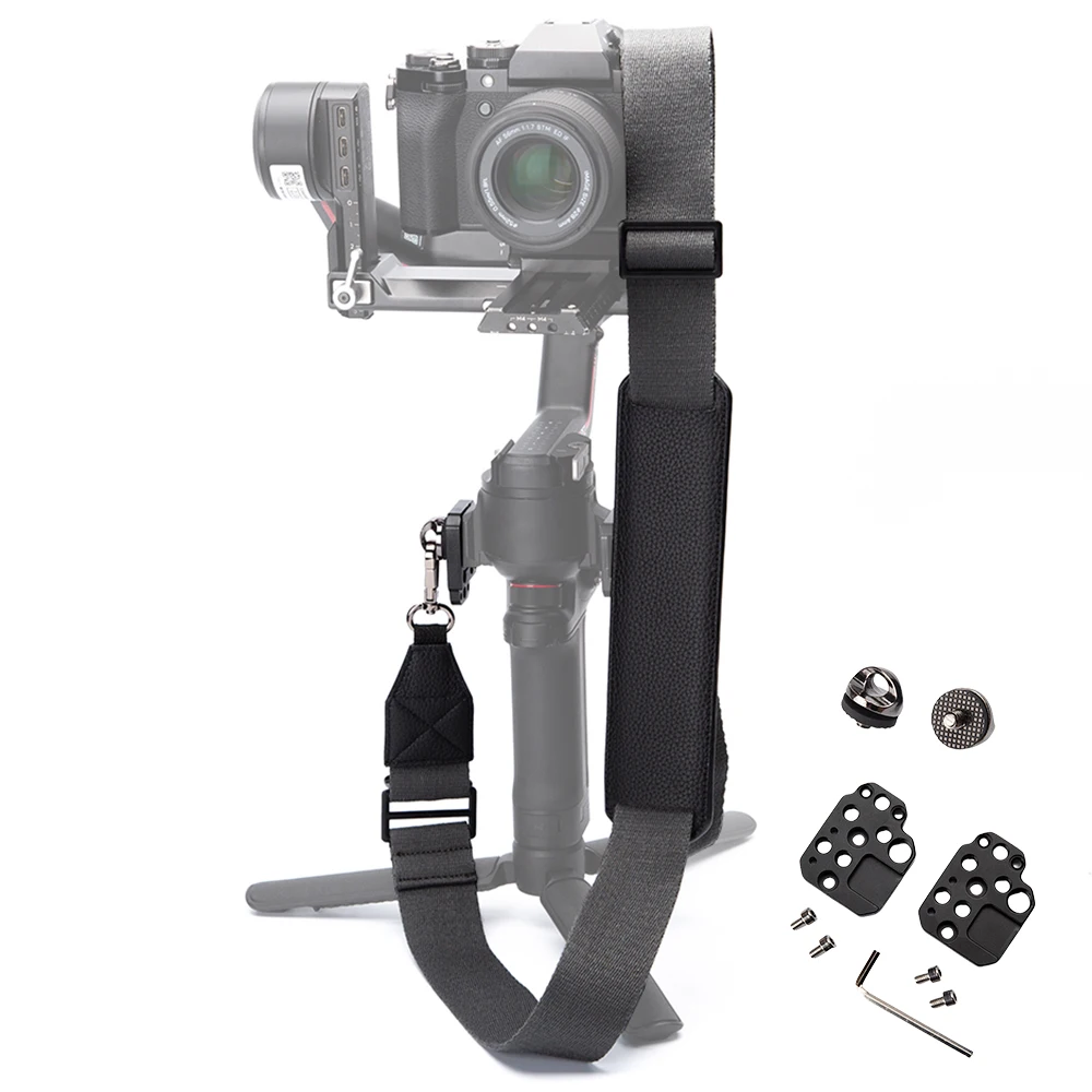 Stress Relief Shoulder Strap for Dji Ronin RS 3 RS 4 RS4 PRO Accessories Stabilizer Expansion Mounting Base with Cold Shoe Mount
Stress Relief Shoulder Strap for Dji Ronin RS 3 RS 4 RS4 PRO Accessories Stabilizer Expansion Mounting Base with Cold Shoe Mount