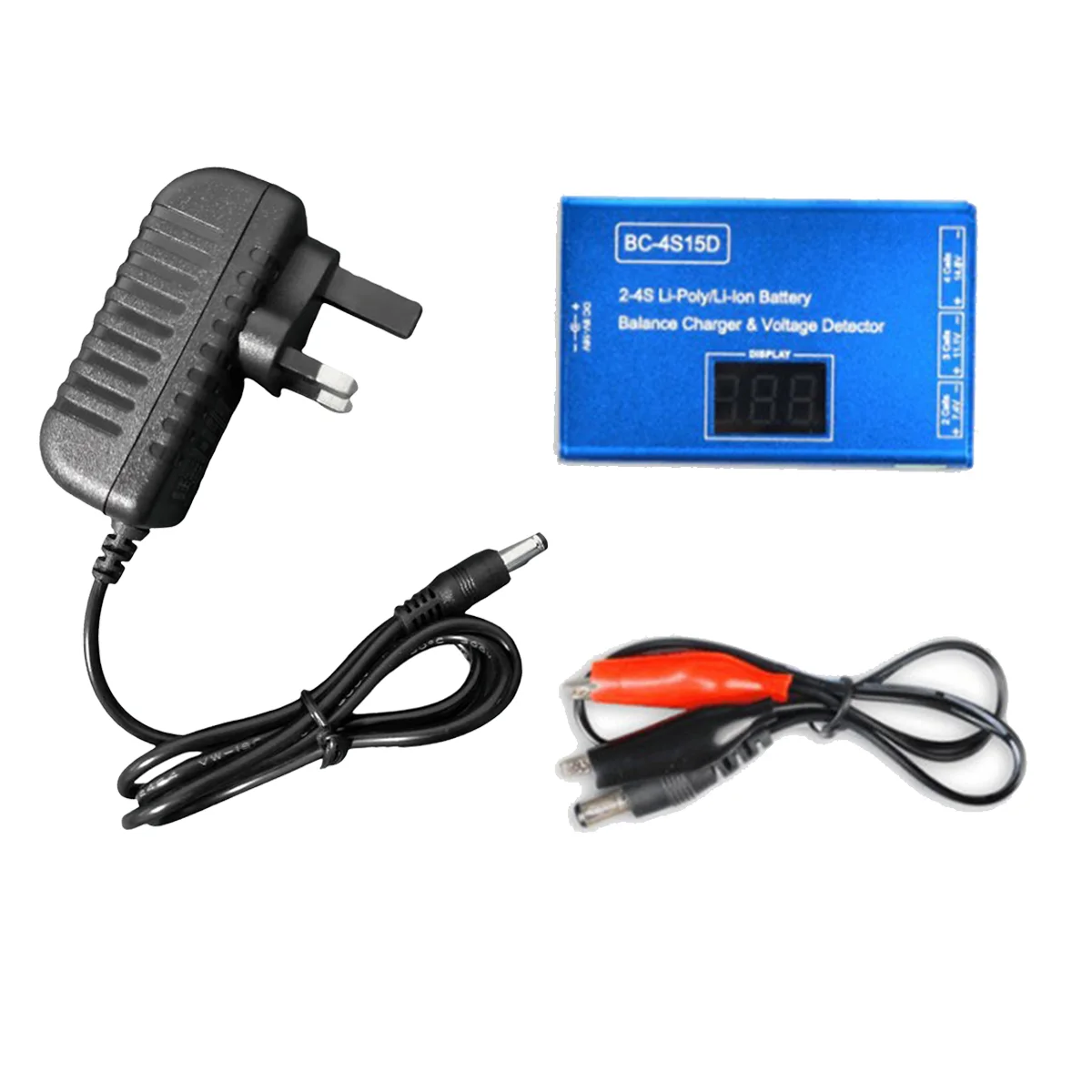 ABEP-BC-4S15D Battery Lipo Li-Ion Balance Charger Voltage Detector LCD Digital Display Balance Charger for RC Battery UK Plug
ABEP-BC-4S15D Battery Lipo Li-Ion Balance Charger Voltage Detector LCD Digital Display Balance Charger for RC Battery UK Plug