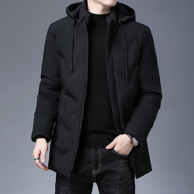 Top Grade Designer New Brand Men Parka Jacket Thick Casual Fashion Windbreaker Hooded Quilted Bubble Coats Long Mens Clothes
Top Grade Designer New Brand Men Parka Jacket Thick Casual Fashion Windbreaker Hooded Quilted Bubble Coats Long Mens Clothes