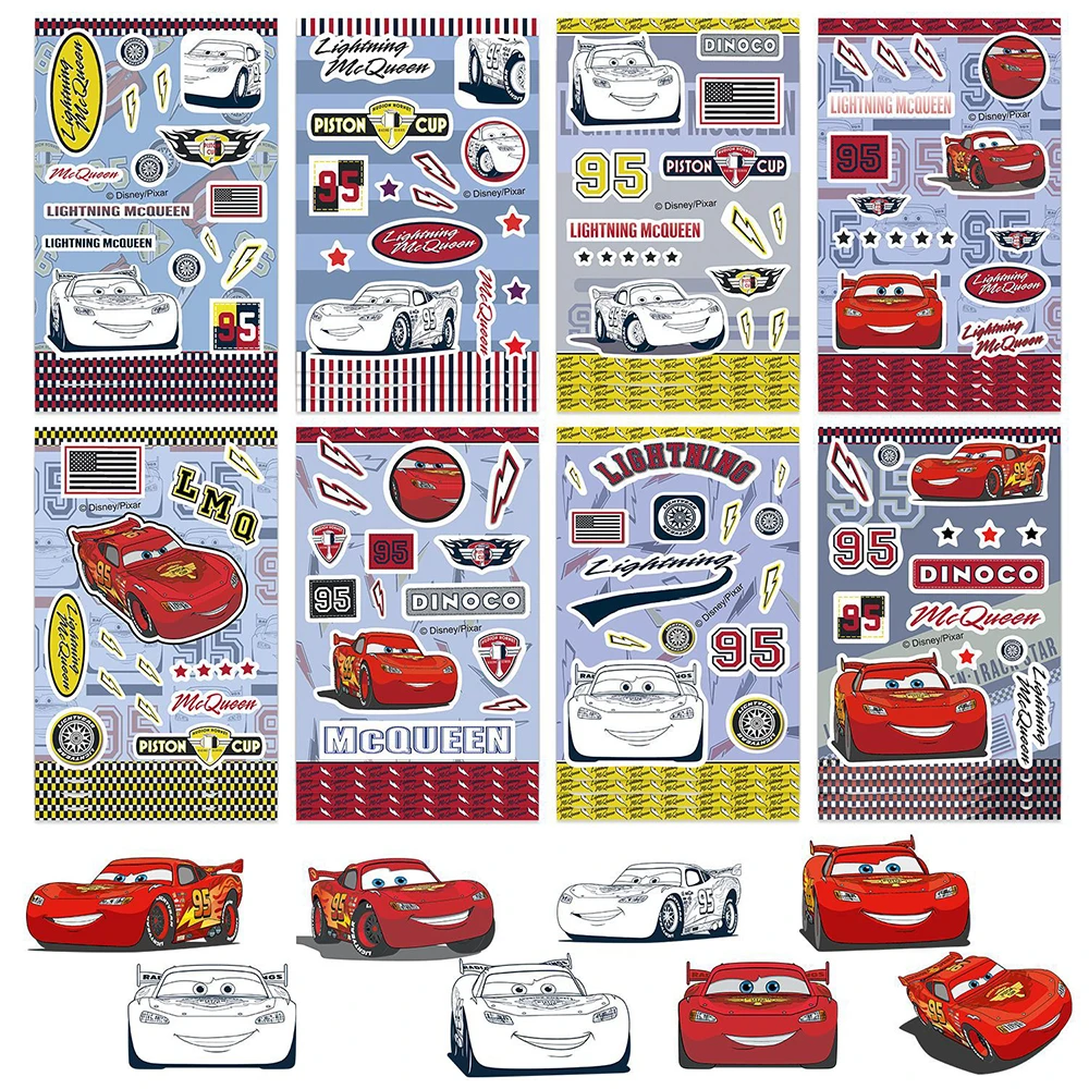 8/16sheets Disney Anime Cars Lightning Mcqueen Stickers Funny Cartoon DIY Decals Toy Stationery Laptop Phone Sticker Decoration
8/16sheets Disney Anime Cars Lightning Mcqueen Stickers Funny Cartoon DIY Decals Toy Stationery Laptop Phone Sticker Decoration