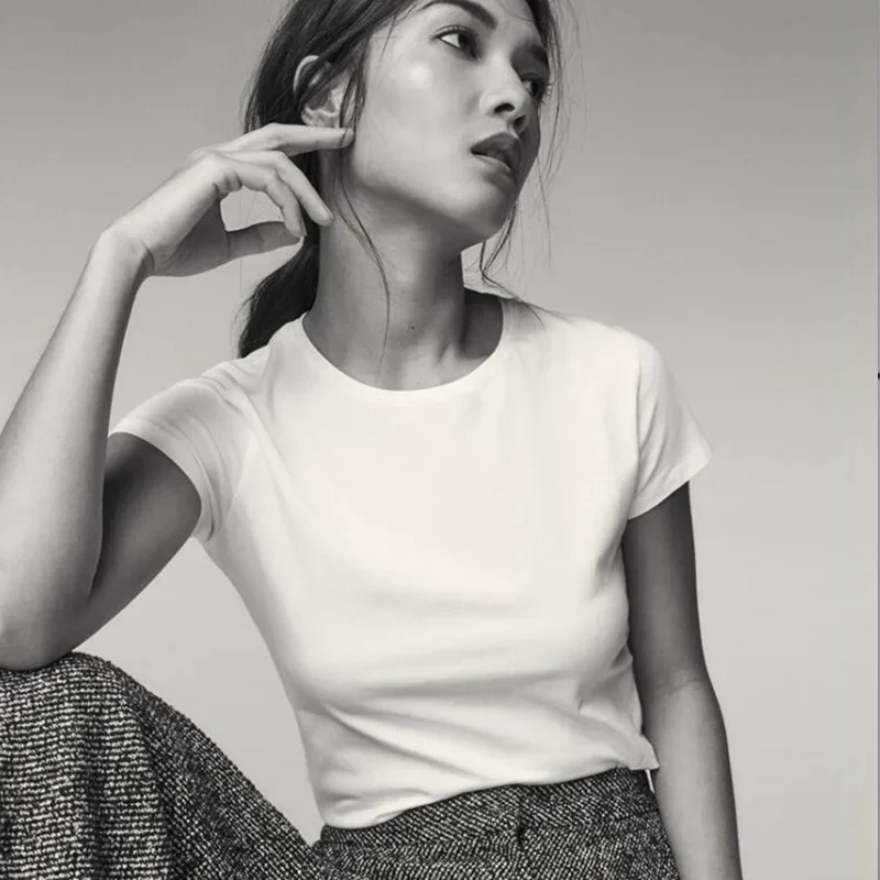 MRMT 2024 Brand New Summer Women's T-shirt Round-collar Cotton Short Sleeves T-shirt for Female Solid Color Casual Tops Tshirt
MRMT 2024 Brand New Summer Women's T-shirt Round-collar Cotton Short Sleeves T-shirt for Female Solid Color Casual Tops Tshirt