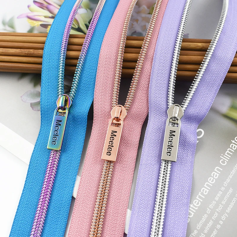 1-10M Meetee 5# Sewing Nylon Zipper Tape Coil Zips Slider Bag Jacket Purse Clothes Pocket Zippers Puller Head Repair Accessories
1-10M Meetee 5# Sewing Nylon Zipper Tape Coil Zips Slider Bag Jacket Purse Clothes Pocket Zippers Puller Head Repair Accessories