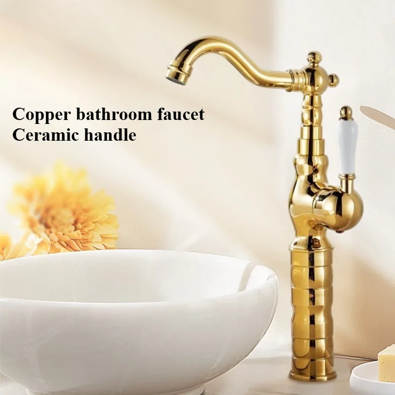 On Stage Basin Faucet Bathroom High-end Basin Faucet French Retro Rotatable Hot and Cold Mixed Head Basin
On Stage Basin Faucet Bathroom High-end Basin Faucet French Retro Rotatable Hot and Cold Mixed Head Basin