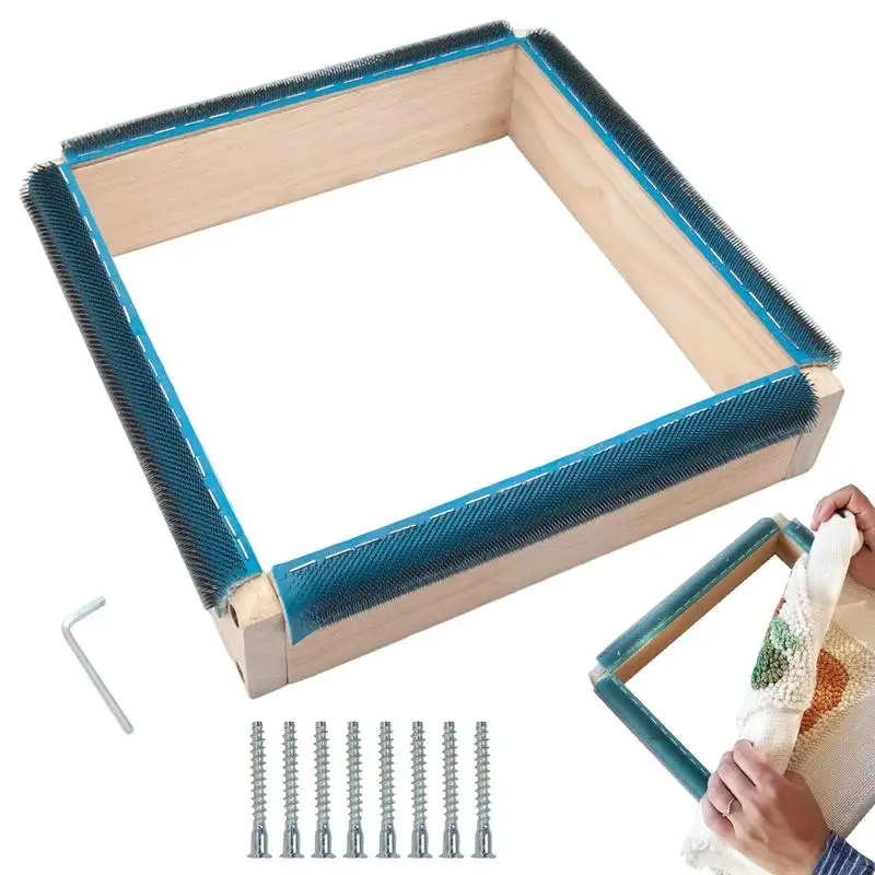 Embroidery Hoop Frame Wooden Gripper Strips For Punch Needle Frame With Needle Punch Needle Frame Sewing Tool Wood With Gripper
Embroidery Hoop Frame Wooden Gripper Strips For Punch Needle Frame With Needle Punch Needle Frame Sewing Tool Wood With Gripper