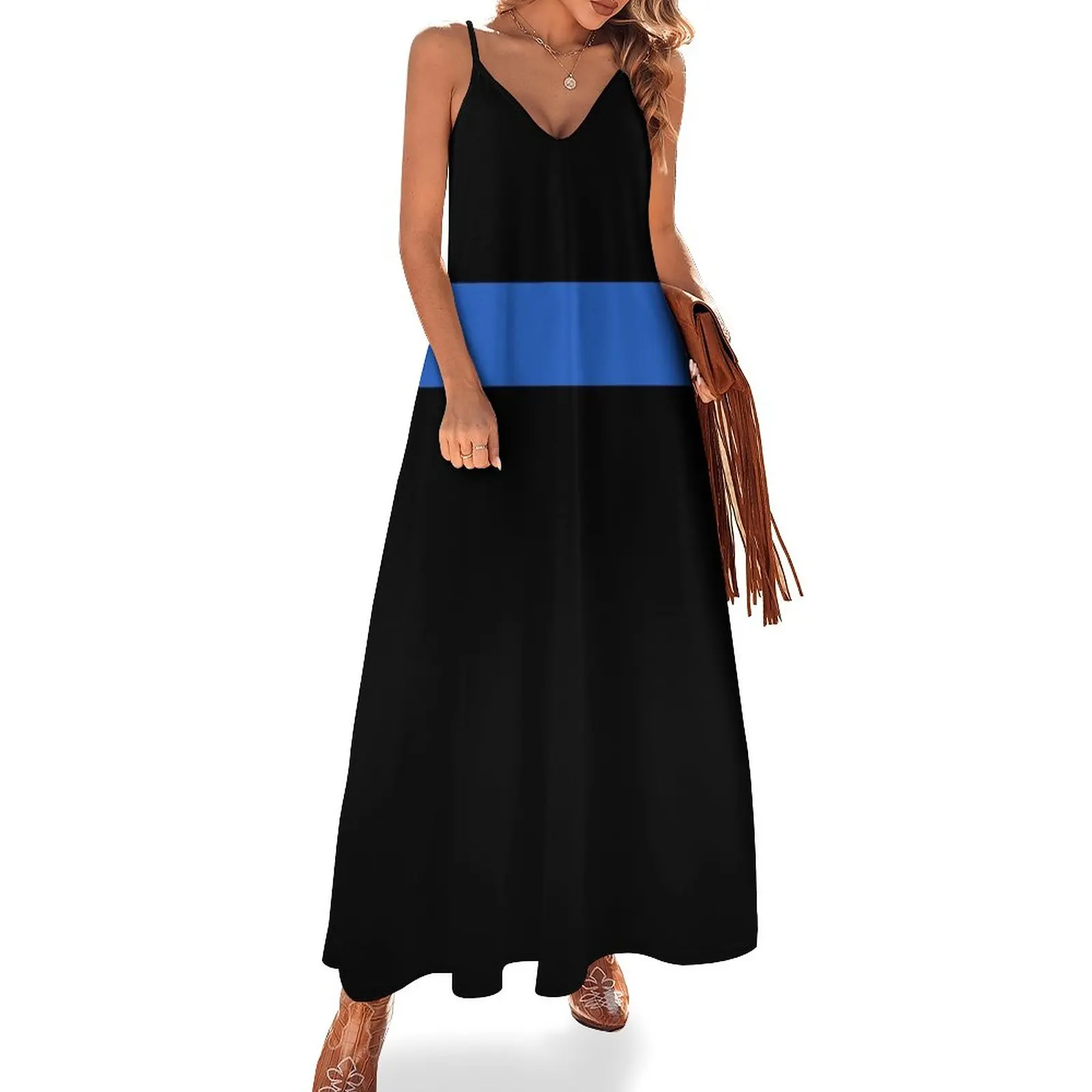 Thin Blue Line Flag Sleeveless Dress dress for women summer dresses summer woman 2025 luxury evening dresses 2025 Dress
Thin Blue Line Flag Sleeveless Dress dress for women summer dresses summer woman 2025 luxury evening dresses 2025 Dress
