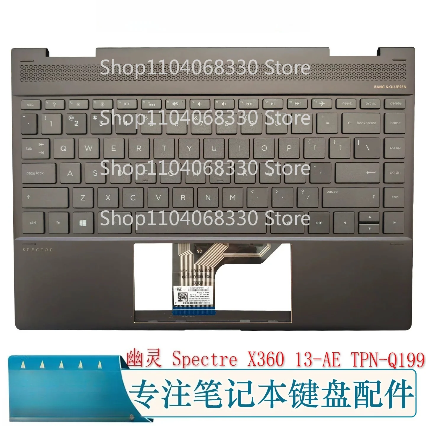 New C Shell Palmrest Backlit Keyboard For HP Spectre X360 13-AE TPN-Q199 Replacement Part 942040-001-Black-brown
New C Shell Palmrest Backlit Keyboard For HP Spectre X360 13-AE TPN-Q199 Replacement Part 942040-001-Black-brown
