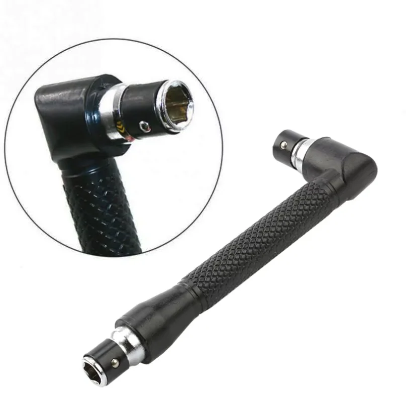 L type 1/4 hexagon screwdriver bit 90 ° double-end handle black 6.35mm wrench tool
L type 1/4 hexagon screwdriver bit 90 ° double-end handle black 6.35mm wrench tool