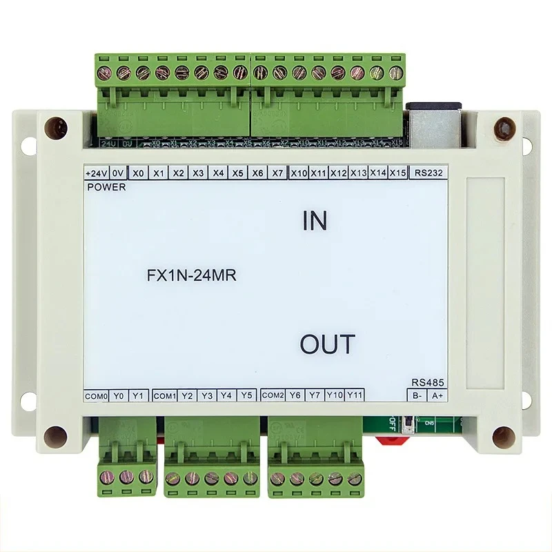 Domestic FX1N-24MT MR 4-axis, programmable controller, stepper motor controller
Domestic FX1N-24MT MR 4-axis, programmable controller, stepper motor controller