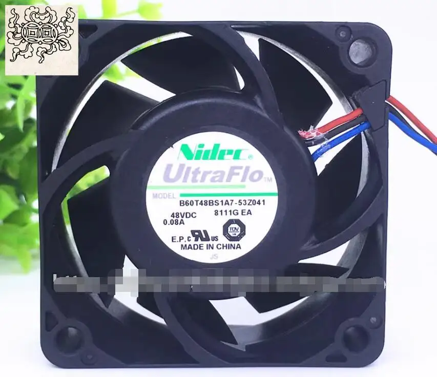 Ltsf For Nidec B60T48BS1A7-53Z041 DC 48V 0.08A 60x60x25mm 3-Wire Server Cooling Fan
Ltsf For Nidec B60T48BS1A7-53Z041 DC 48V 0.08A 60x60x25mm 3-Wire Server Cooling Fan