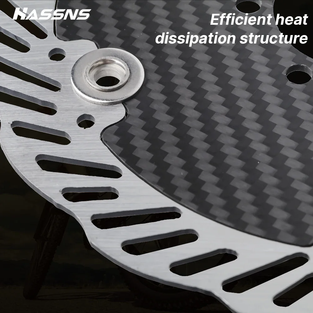 HASSNS Carbon Fiber Floating Rotor Brake Disc 160mm 140mm Centerlock for MTB Bicycle Disc Brakes
HASSNS Carbon Fiber Floating Rotor Brake Disc 160mm 140mm Centerlock for MTB Bicycle Disc Brakes