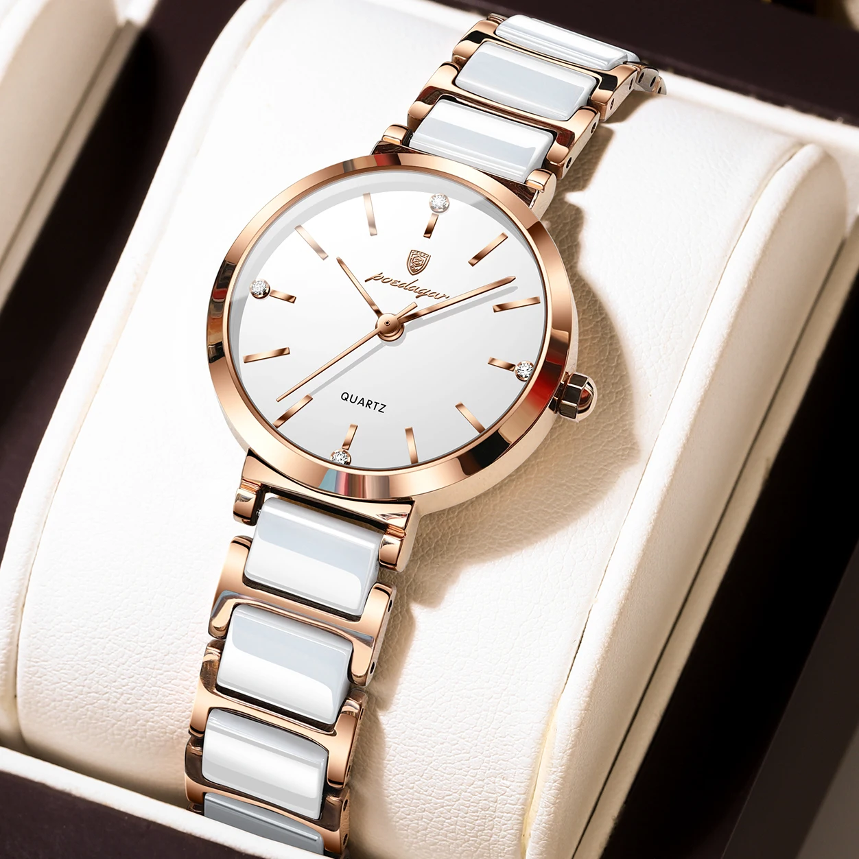 POEDAGAR Original Elegant Woman Clock Waterproof Quartz Business Ladies Wristwatch Stainless Steel Fashion Women's Watches Reloj
POEDAGAR Original Elegant Woman Clock Waterproof Quartz Business Ladies Wristwatch Stainless Steel Fashion Women's Watches Reloj