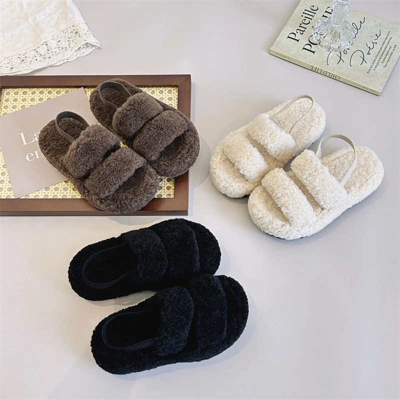 2025 винтажная маленькая повседневная обувь из толстой шерсти, детская зимняя верхняя одежда, модные тапочки, детские тапочки
2025 винтажная маленькая повседневная обувь из толстой шерсти, детская зимняя верхняя одежда, модные тапочки, детские тапочки