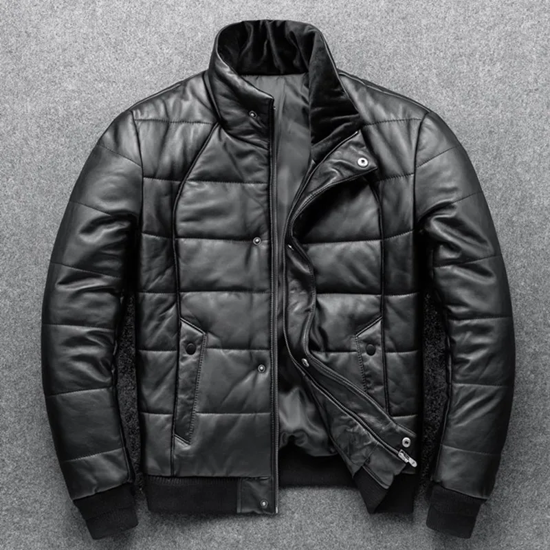 Free ShippingSheepskin Jacket Top Layer Down Cotton Winter Warm Coat Stand Collar Real Leather Men's Slim Thickened Clothing
Free ShippingSheepskin Jacket Top Layer Down Cotton Winter Warm Coat Stand Collar Real Leather Men's Slim Thickened Clothing