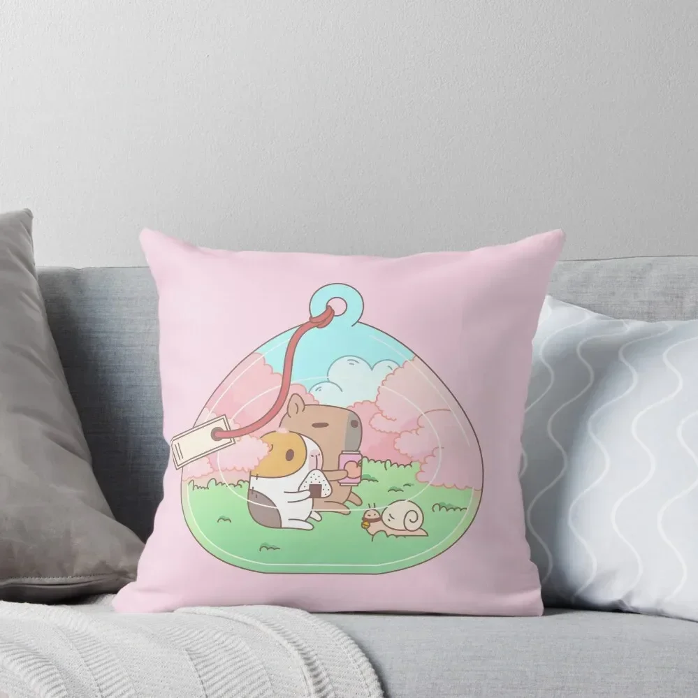 Bubu the Guinea pig, Cherry Blossom Terrarium Throw Pillow Custom Cushion pillow
Bubu the Guinea pig, Cherry Blossom Terrarium Throw Pillow Custom Cushion pillow