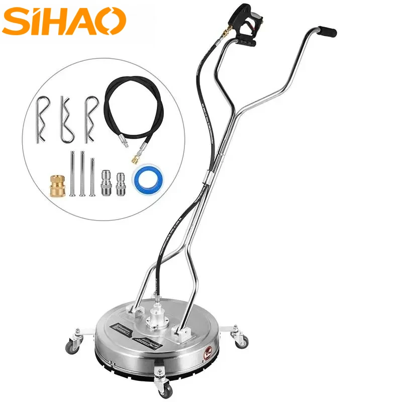 Очиститель поверхностей SIHAO 18-дюймовый очиститель плоских поверхностей для мойки высокого давления, давление 4000 фунтов на квадратный дюйм с быстрым разъемом 3/8, очиститель поверхности
Очиститель поверхностей SIHAO 18-дюймовый очиститель плоских поверхностей для мойки высокого давления, давление 4000 фунтов на квадратный дюйм с быстрым разъемом 3/8, очиститель поверхности