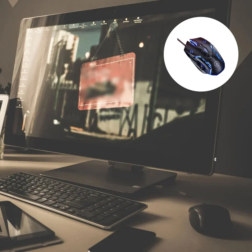 1pc Silent Gaming Mouse 6D Key Layout Comfortable Touch Seven Color Light 4 DPI Wired Computer Accessories Mute Mechanical Large
1pc Silent Gaming Mouse 6D Key Layout Comfortable Touch Seven Color Light 4 DPI Wired Computer Accessories Mute Mechanical Large