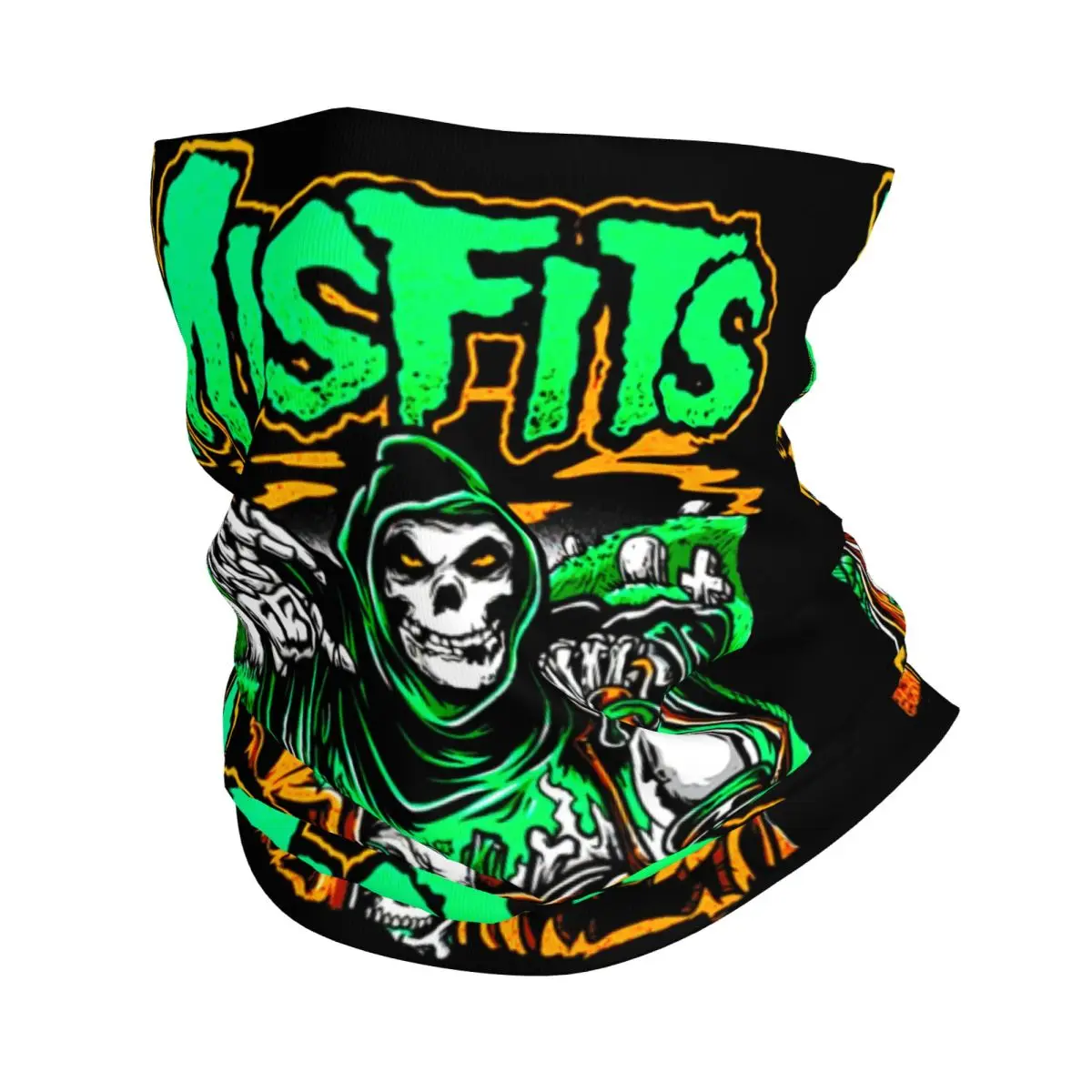 Custom Rock Band Misfits Skull Face Bandana Winter Neck Warmer Men Windproof Wrap Face Scarf for Ski Heavy Metal Gaiter Headband
Custom Rock Band Misfits Skull Face Bandana Winter Neck Warmer Men Windproof Wrap Face Scarf for Ski Heavy Metal Gaiter Headband