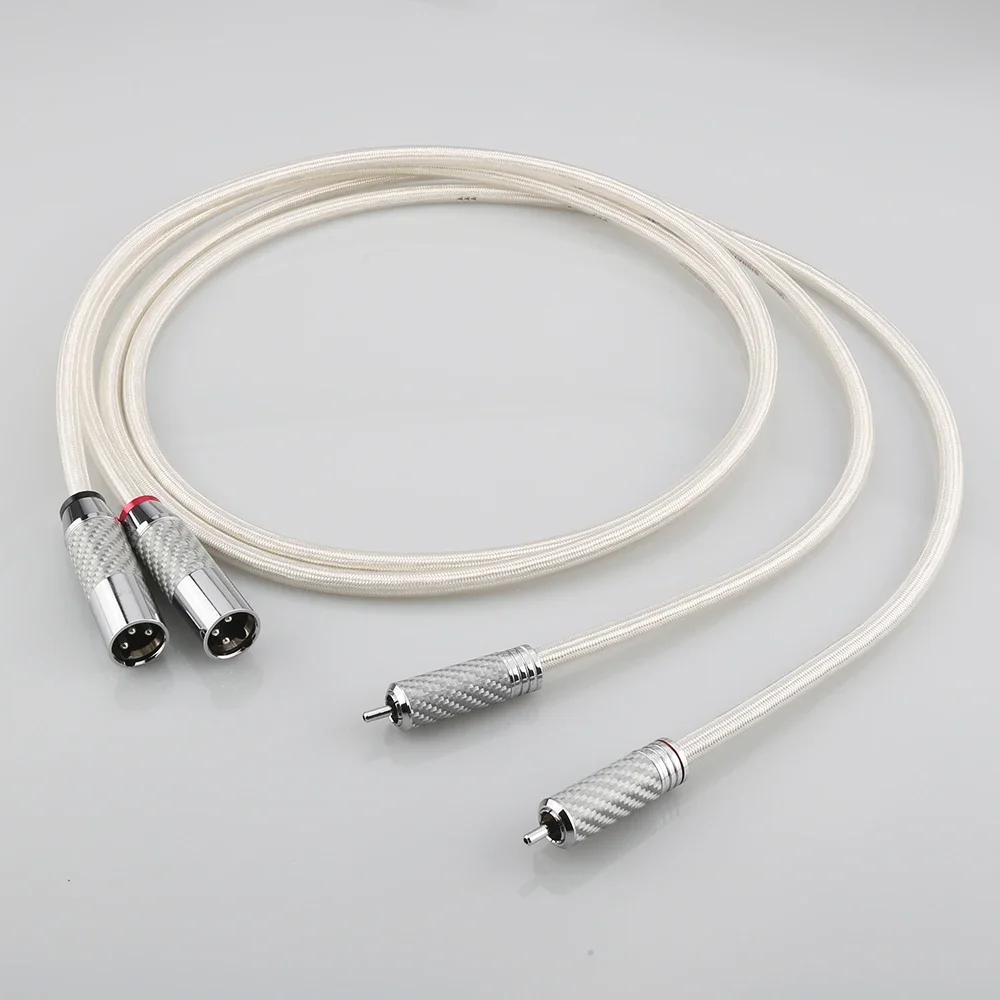 A26 Пара посеребренных кабелей OFC RCA Аналоговый кабель из углеродного волокна 2RCA TO 2XLR Штекер Аудиофильский аудиокабель
A26 Пара посеребренных кабелей OFC RCA Аналоговый кабель из углеродного волокна 2RCA TO 2XLR Штекер Аудиофильский аудиокабель