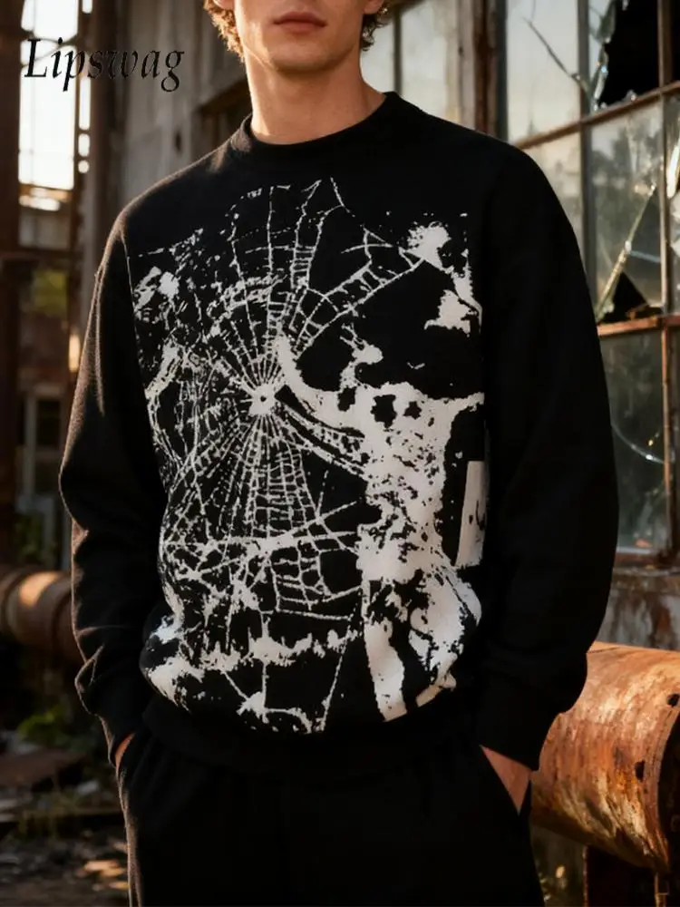 Streetwear Vintage Mens Knit Sweaters Fall Winter Casual O Neck Long Sleeve Knitted Pullovers Men Clothing Stylish Sweater
Streetwear Vintage Mens Knit Sweaters Fall Winter Casual O Neck Long Sleeve Knitted Pullovers Men Clothing Stylish Sweater