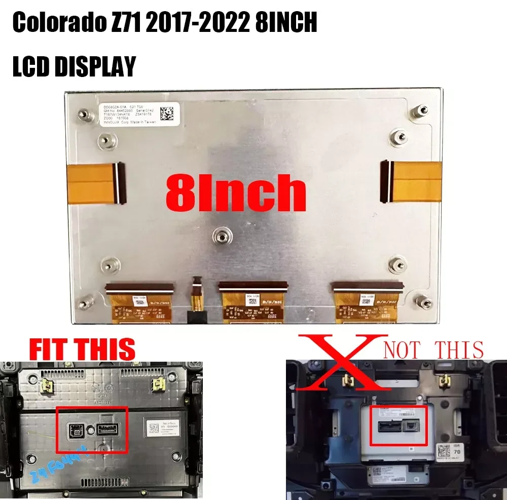 LCD Display Touch Screen for Chevrolet CHEVROLET Colorado Z71 2017-2022 Repairment DD080ZA-01A 02A 03A
LCD Display Touch Screen for Chevrolet CHEVROLET Colorado Z71 2017-2022 Repairment DD080ZA-01A 02A 03A