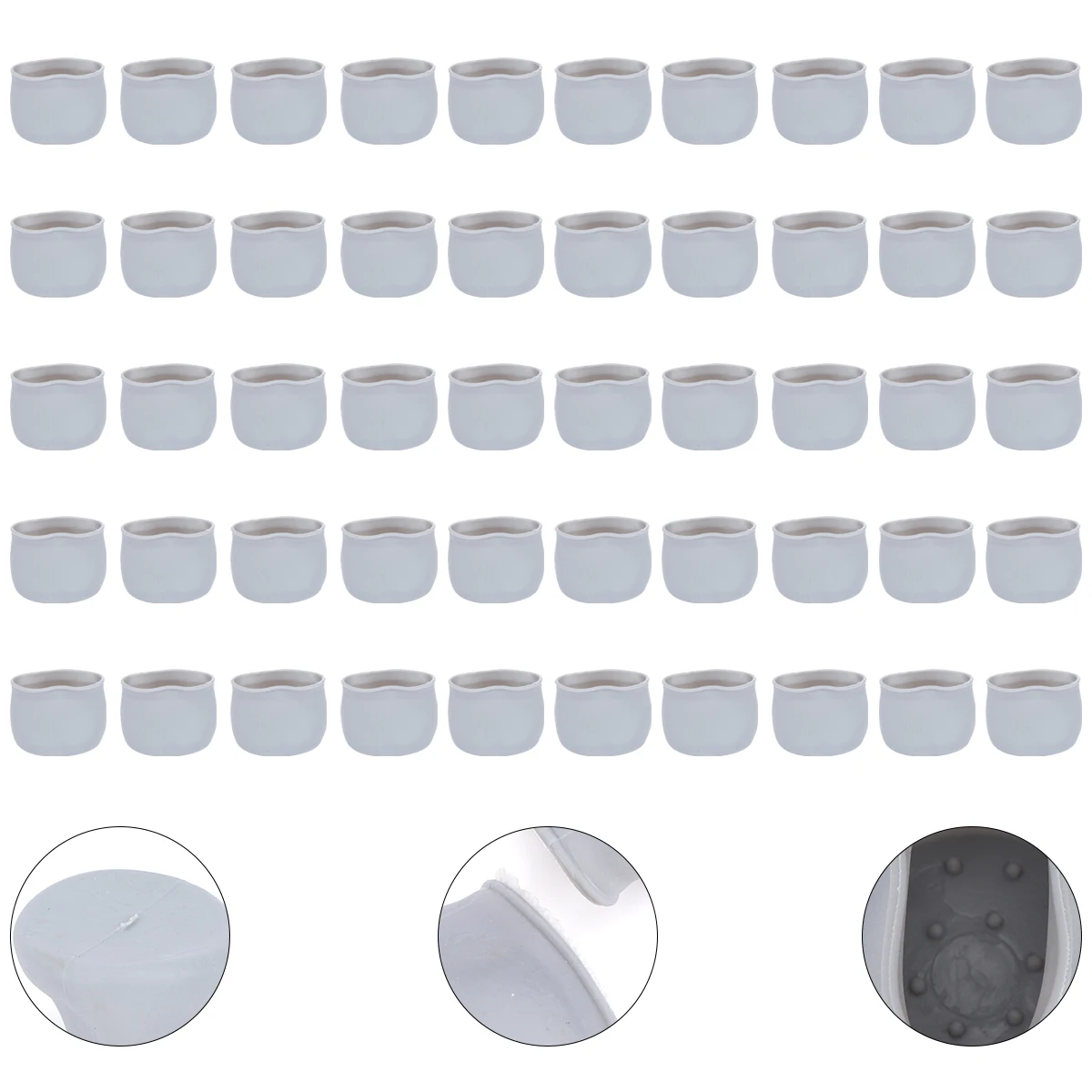 50Pcs Silicone Chair Leg Covers Protective Sleeve Floor Friendly Mute Desk Table Feet Covers for Hardwood Tile Laminate
50Pcs Silicone Chair Leg Covers Protective Sleeve Floor Friendly Mute Desk Table Feet Covers for Hardwood Tile Laminate