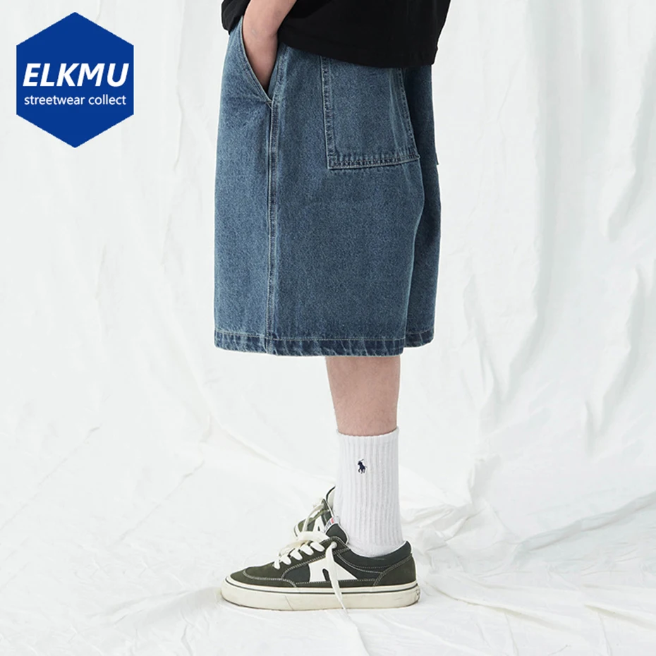 Denim Shorts Men's Summer Casual Loose Blue Jeans Shorts Baggy Harajuku Streetwear Hip Hop Short Pants
Denim Shorts Men's Summer Casual Loose Blue Jeans Shorts Baggy Harajuku Streetwear Hip Hop Short Pants