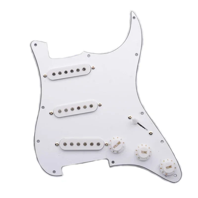 Alnico 2 Prewired ST Pickguard 3, одинарные звукосниматели, нагруженная накладка для электрогитары, разноцветная
Alnico 2 Prewired ST Pickguard 3, одинарные звукосниматели, нагруженная накладка для электрогитары, разноцветная