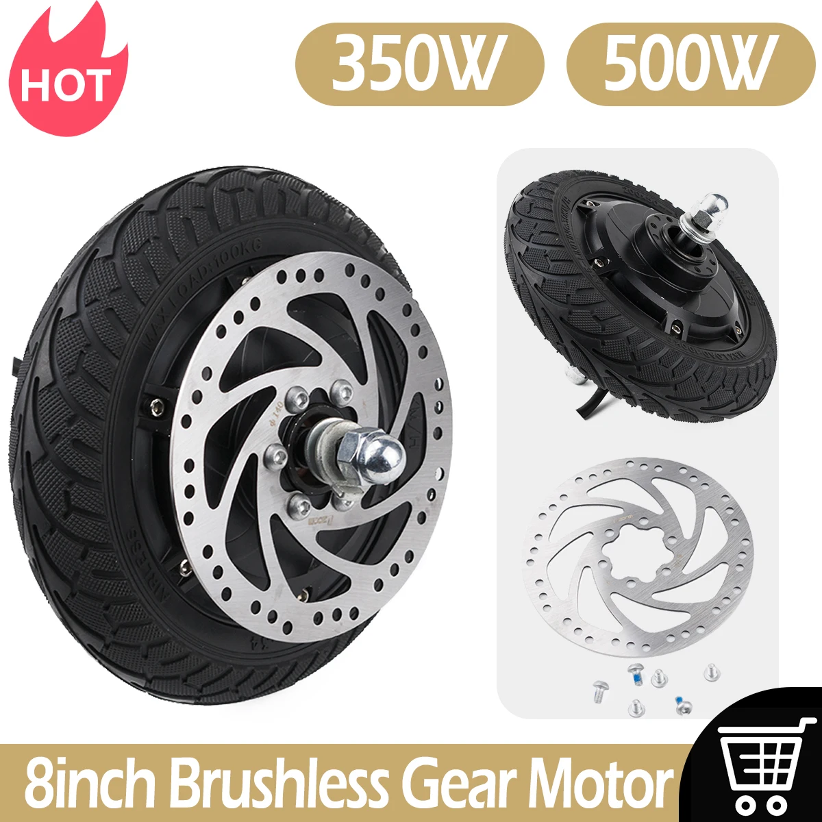8inch Electric Scooter Motor Brushless Gearless Hub Motor Solid Tire 350W500W Electric Wheel Hub Motor for Scootor Disc Brake
8inch Electric Scooter Motor Brushless Gearless Hub Motor Solid Tire 350W500W Electric Wheel Hub Motor for Scootor Disc Brake