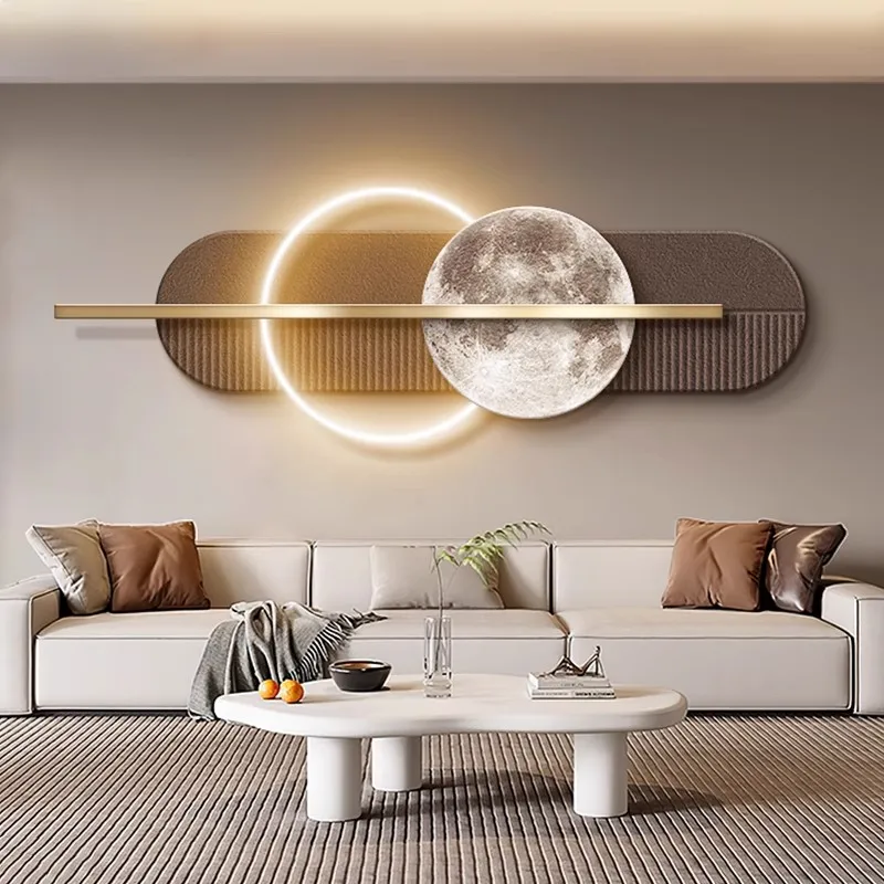 Modern Light Luxury Living Room Decorative Paintings - High-End Lighted Art with Metal Strip 3D Wall Decor
Modern Light Luxury Living Room Decorative Paintings - High-End Lighted Art with Metal Strip 3D Wall Decor