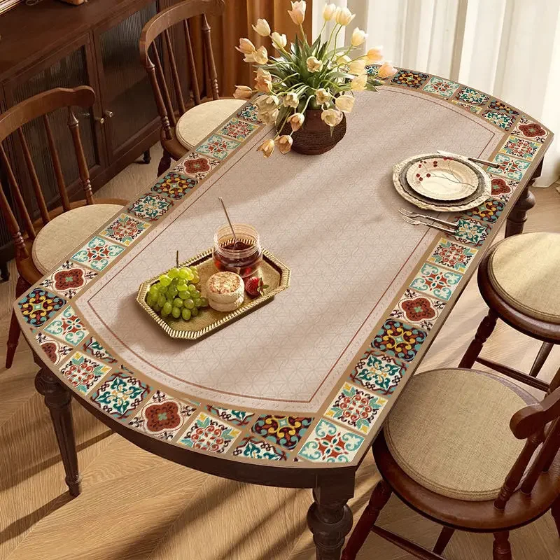 FNK-6601A Elliptical Table Mat with Anti Slip Waterproof Oil Resistant Heat-resistant Non Washable
FNK-6601A Elliptical Table Mat with Anti Slip Waterproof Oil Resistant Heat-resistant Non Washable