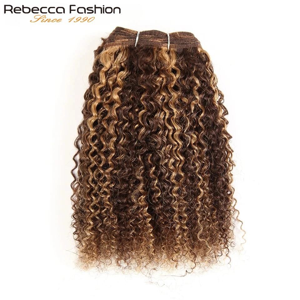 Rebecca Afro Kinky Wave Curly Hair 1 Piece Only Ombre Brazilian Human Hair Weave Bundles Deal #P4-27 #P4-30 Remy Hair Extensions
Rebecca Afro Kinky Wave Curly Hair 1 Piece Only Ombre Brazilian Human Hair Weave Bundles Deal #P4-27 #P4-30 Remy Hair Extensions