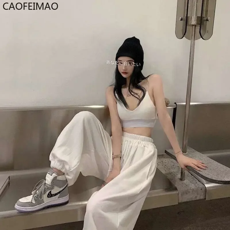 Casual Pants Women Mujer Loose Solid High Waist Simple Harajuku Hip Hop Basic Design Drawstring Streetwear Chic Ins штаны Unisex
Casual Pants Women Mujer Loose Solid High Waist Simple Harajuku Hip Hop Basic Design Drawstring Streetwear Chic Ins штаны Unisex
