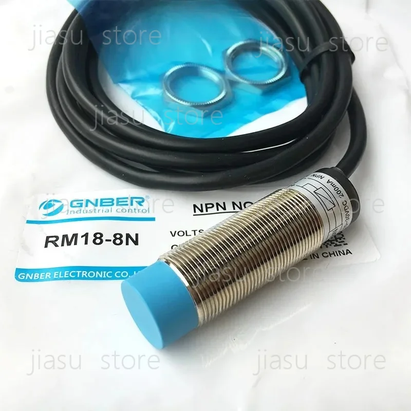GNBER Okamoto, Original RM18-8N RM18-8P Proximity Switch, Metal Sensor
GNBER Okamoto, Original RM18-8N RM18-8P Proximity Switch, Metal Sensor