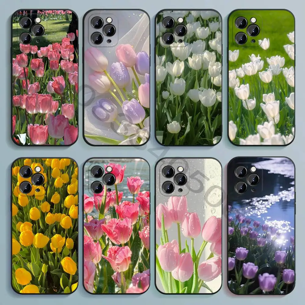 Tulip Black Soft TPU Case For iPhone 17 16 15 14 13 12 11 Pro Max Plus E Mini Silicone Phone Cover
Tulip Black Soft TPU Case For iPhone 17 16 15 14 13 12 11 Pro Max Plus E Mini Silicone Phone Cover