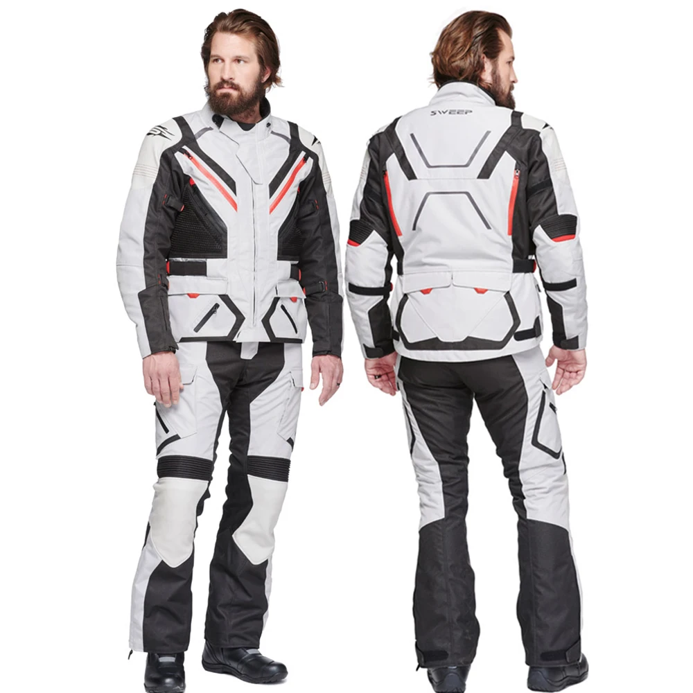 SWEEP Motocross Suit Waterproof Motorcycle Jacket Profession Chaqueta Moto Men Riding Racing Jacket+Pants Moto Protection
SWEEP Motocross Suit Waterproof Motorcycle Jacket Profession Chaqueta Moto Men Riding Racing Jacket+Pants Moto Protection