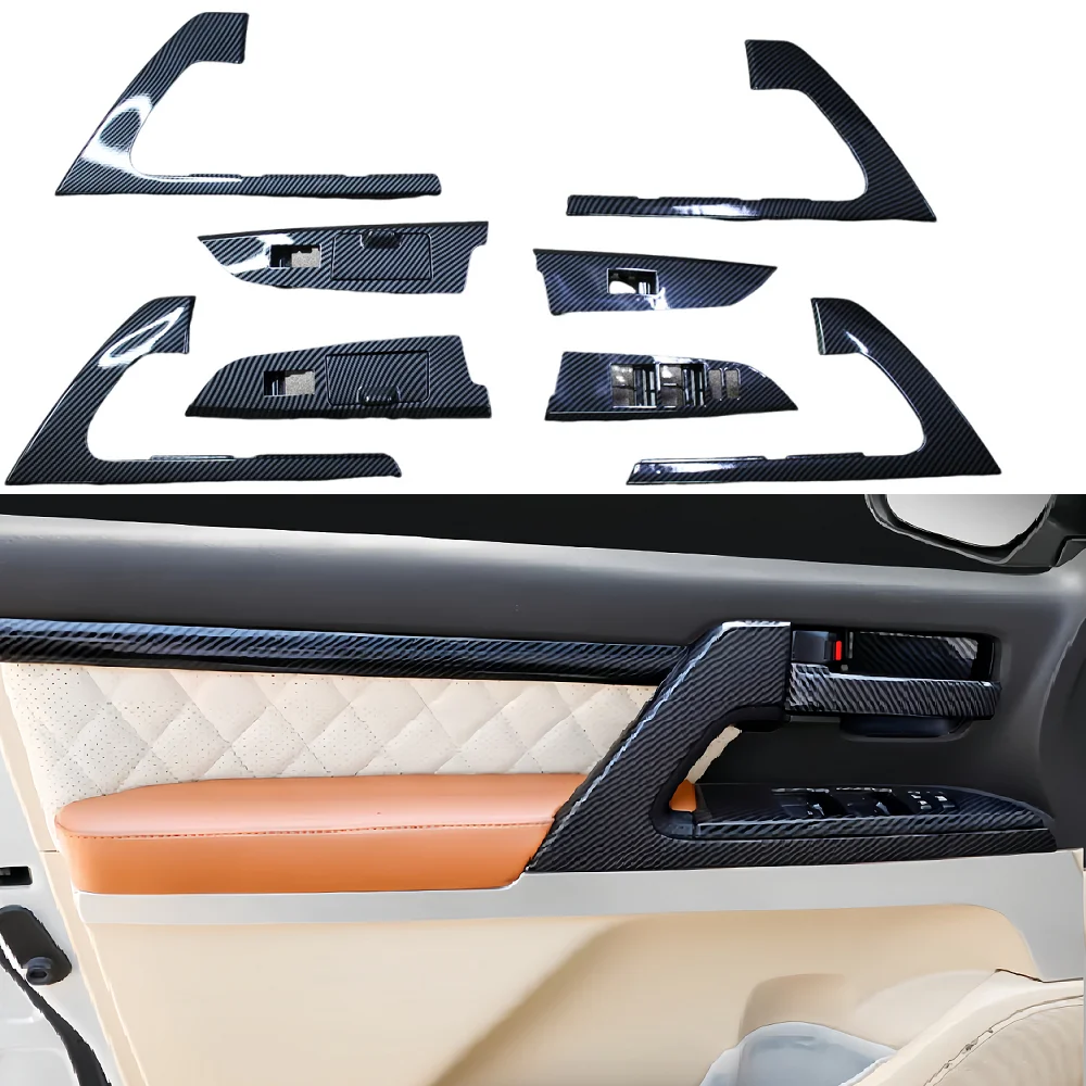 Автомобильные аксессуары для интерьера Toyota Landcruiser Lc200 2008-2022, внутренняя ручка, крышка окон, автомобильные детали
Автомобильные аксессуары для интерьера Toyota Landcruiser Lc200 2008-2022, внутренняя ручка, крышка окон, автомобильные детали