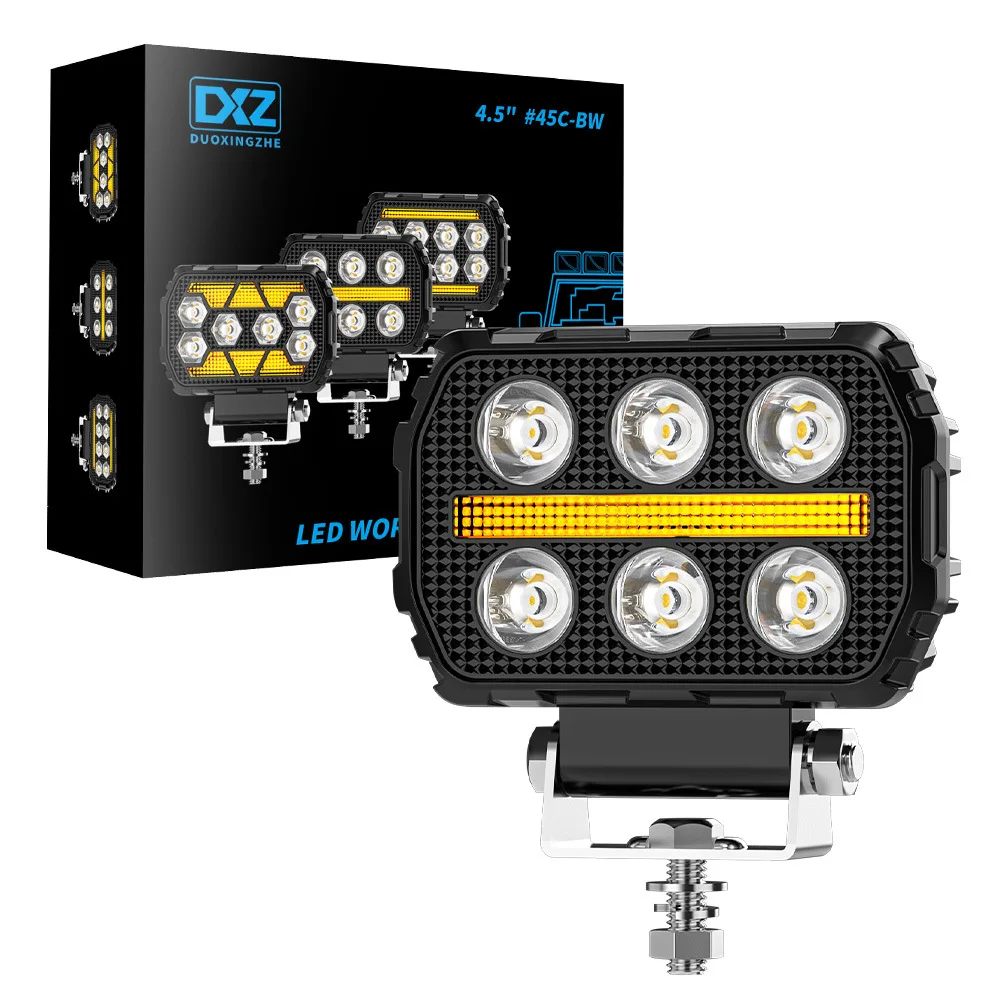 4.5 inch 12V 24V Car Led Work Light Bar Square Spotlight 56W Headlight For Tractor Truck SUV Motorcycle Off Road Light Retorfit
4.5 inch 12V 24V Car Led Work Light Bar Square Spotlight 56W Headlight For Tractor Truck SUV Motorcycle Off Road Light Retorfit