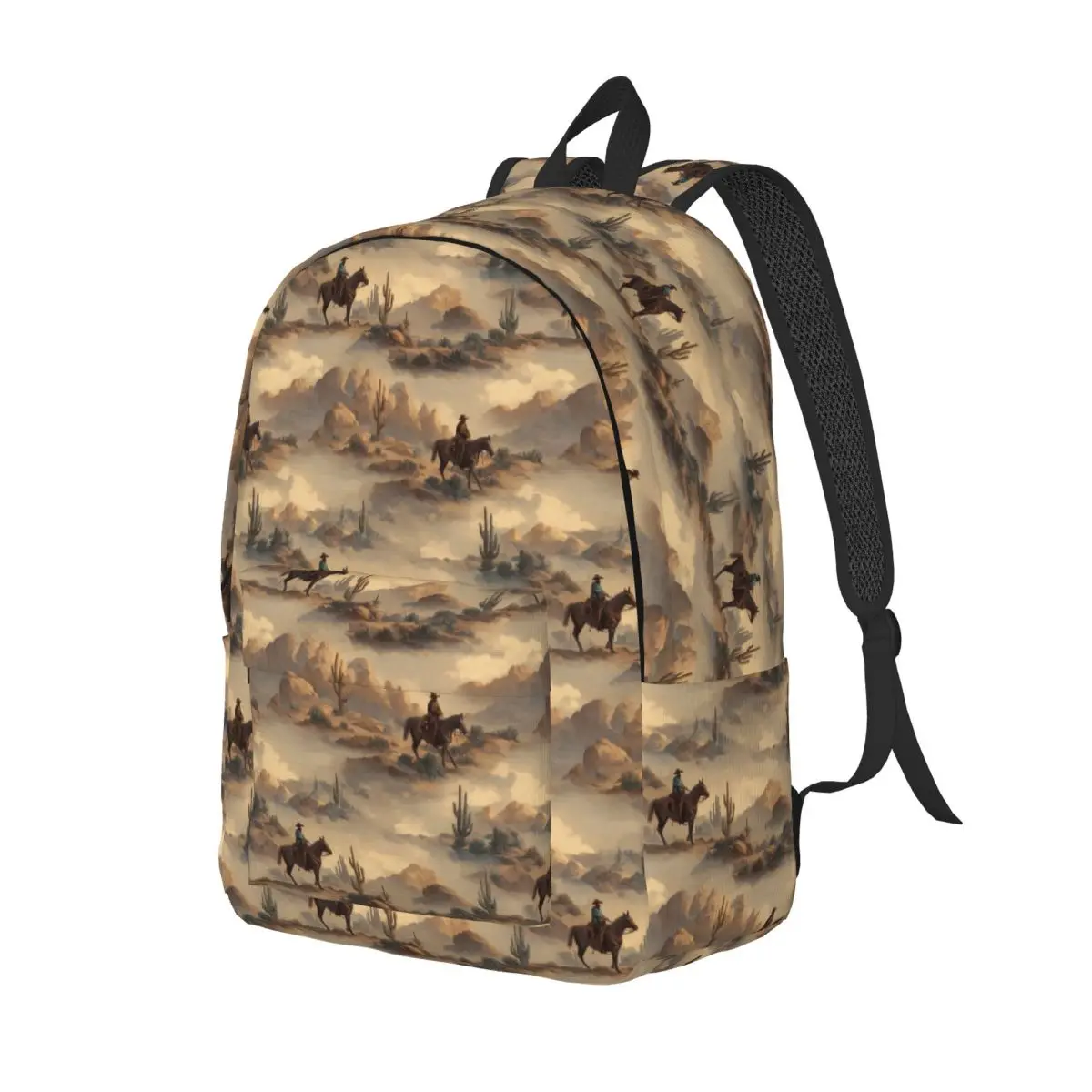Cowboy In Desert Western Landscape Pattern Backpack Daypack Large Capacity Children BookBag School Bag Shoulder Bags Men Women
Cowboy In Desert Western Landscape Pattern Backpack Daypack Large Capacity Children BookBag School Bag Shoulder Bags Men Women