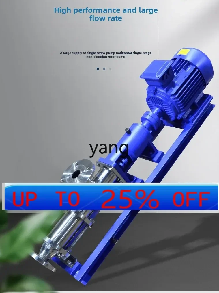 lh single screw thick slurry screw pump G type high viscous sludge conveying spiral pressure filter sludge pump
lh single screw thick slurry screw pump G type high viscous sludge conveying spiral pressure filter sludge pump