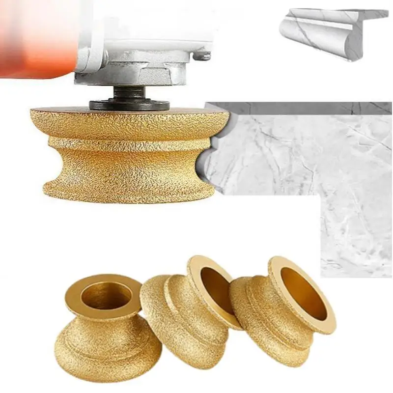 Bore 20mm Dia 75mm 21# Side Vacuum Brazed Diamond Edge Profile Grinding Wheel Abrasive Grinding Disc for Marble Stone Granite
Bore 20mm Dia 75mm 21# Side Vacuum Brazed Diamond Edge Profile Grinding Wheel Abrasive Grinding Disc for Marble Stone Granite