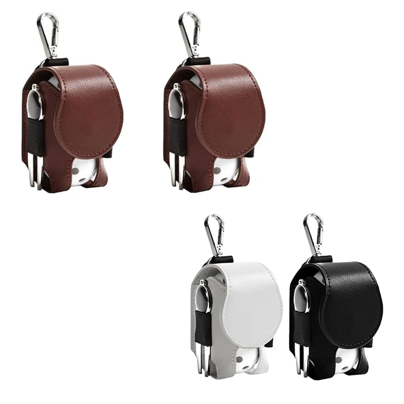 2 Pcs Golf Tee Bag Ball Pouch Mini Leather Golf Ball Storage Bag Holder Hold Waist Bag Golf Storage Accessories
2 Pcs Golf Tee Bag Ball Pouch Mini Leather Golf Ball Storage Bag Holder Hold Waist Bag Golf Storage Accessories