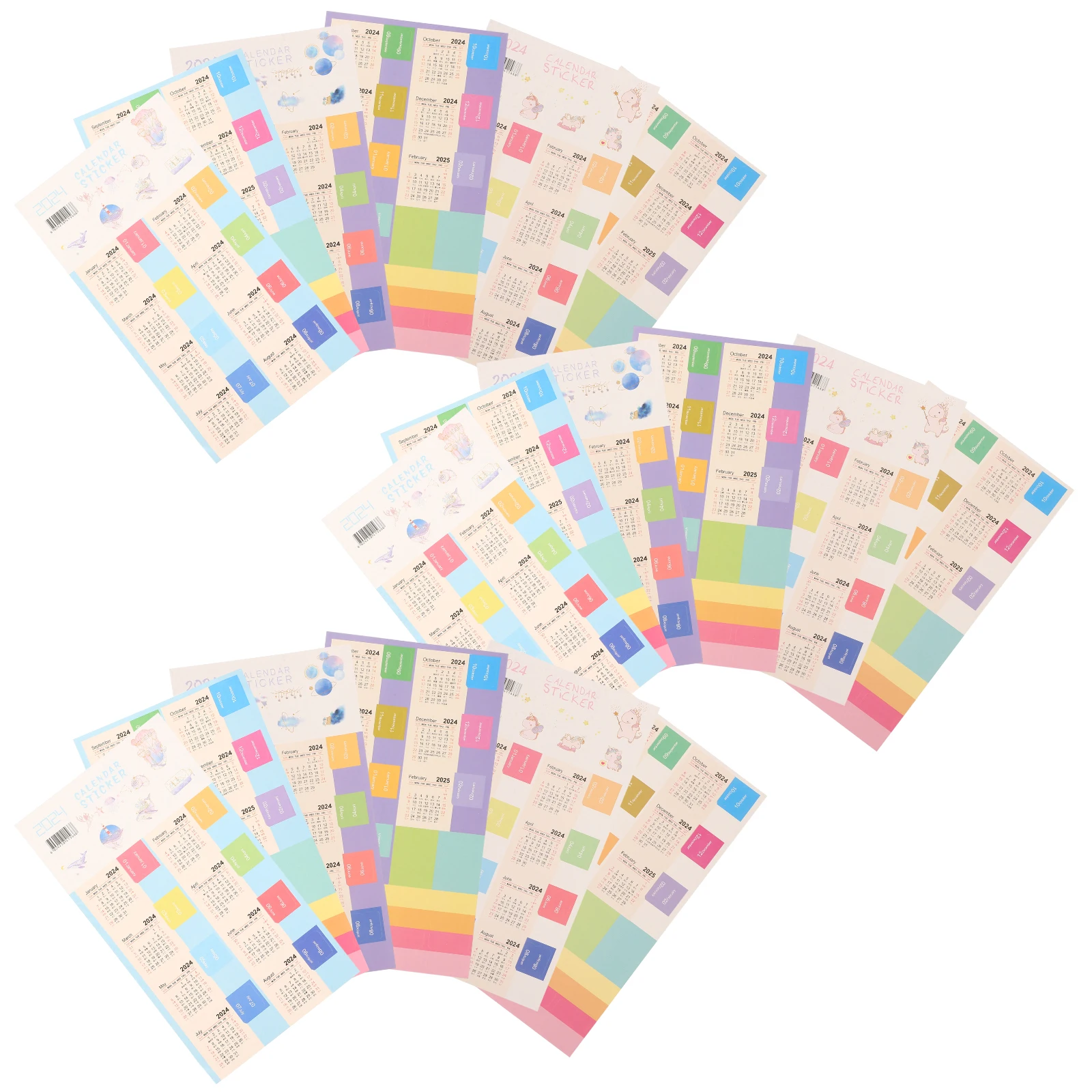 9 Packs Calendar Stickers Monthly Planner Index Tabs Adhesive Paper Labels for Notebook DIY Bookmarks School Office Supplies
9 Packs Calendar Stickers Monthly Planner Index Tabs Adhesive Paper Labels for Notebook DIY Bookmarks School Office Supplies